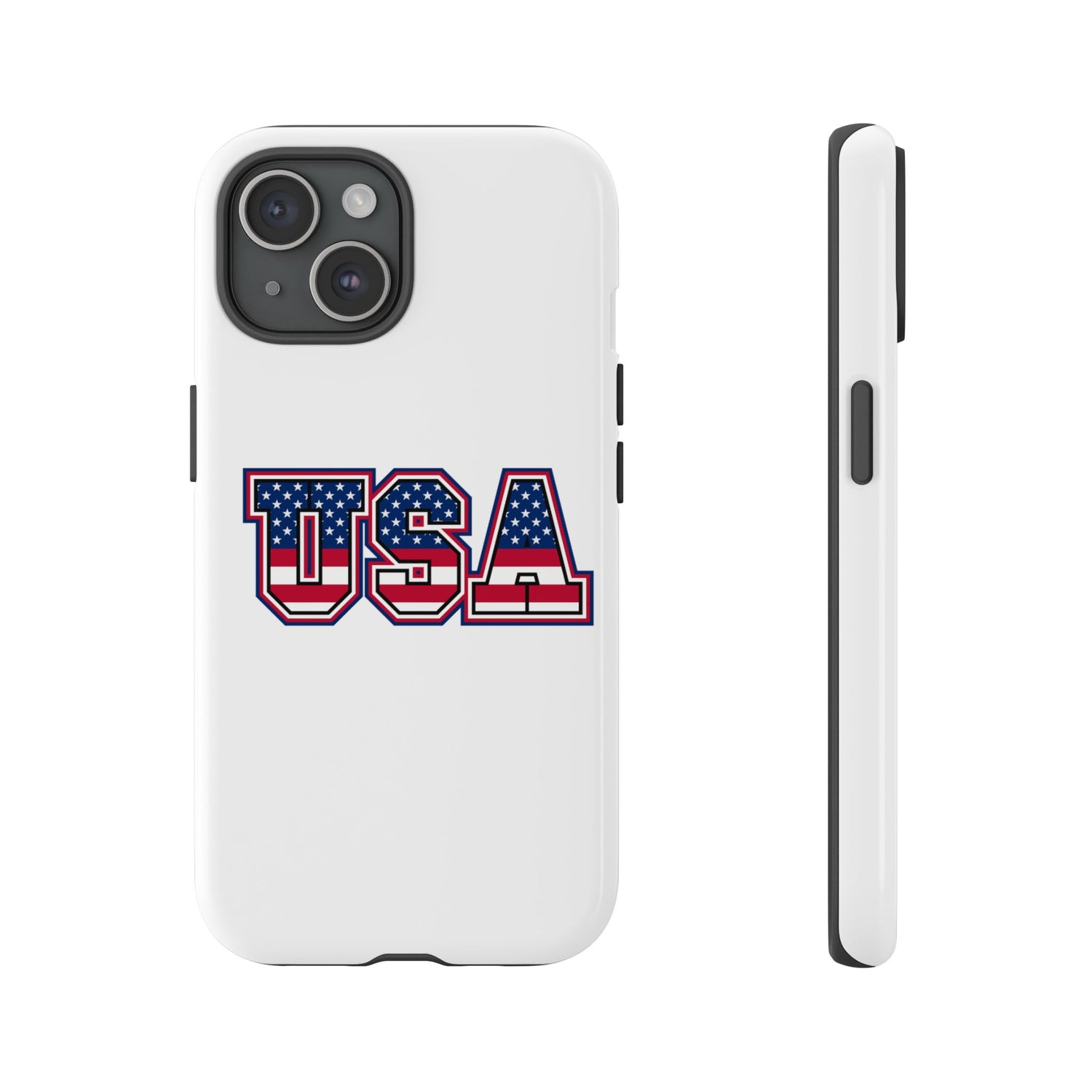 USA Flag Tough Phone Case, Patriotic Phone Cover, Independence Day Gift, Home Decor, American Spirit, Ideal for USA Lovers