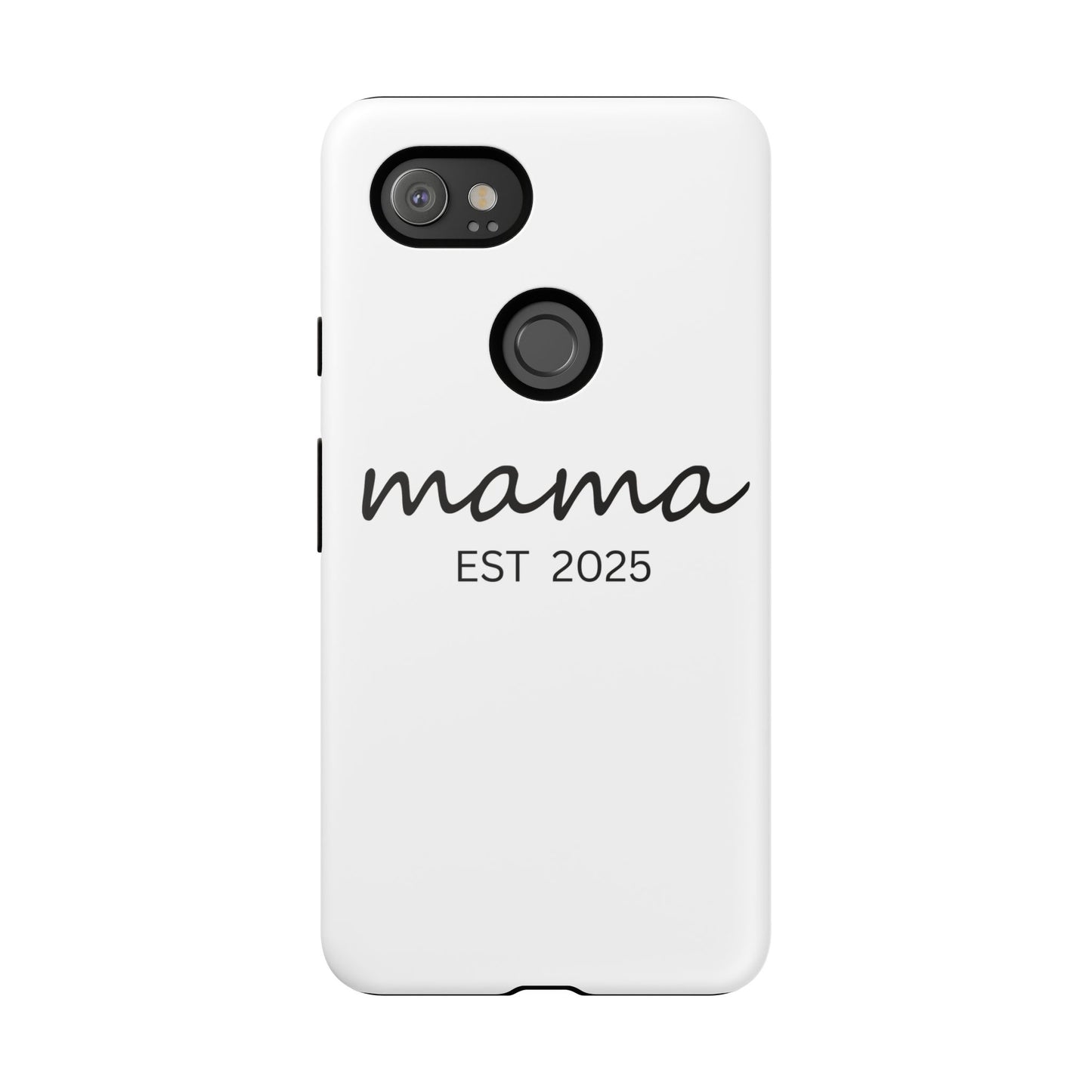 Personalized Mama Phone Case, Gift for New Moms, Custom iPhone Cover, Baby Shower Gift, Est 2025 Case