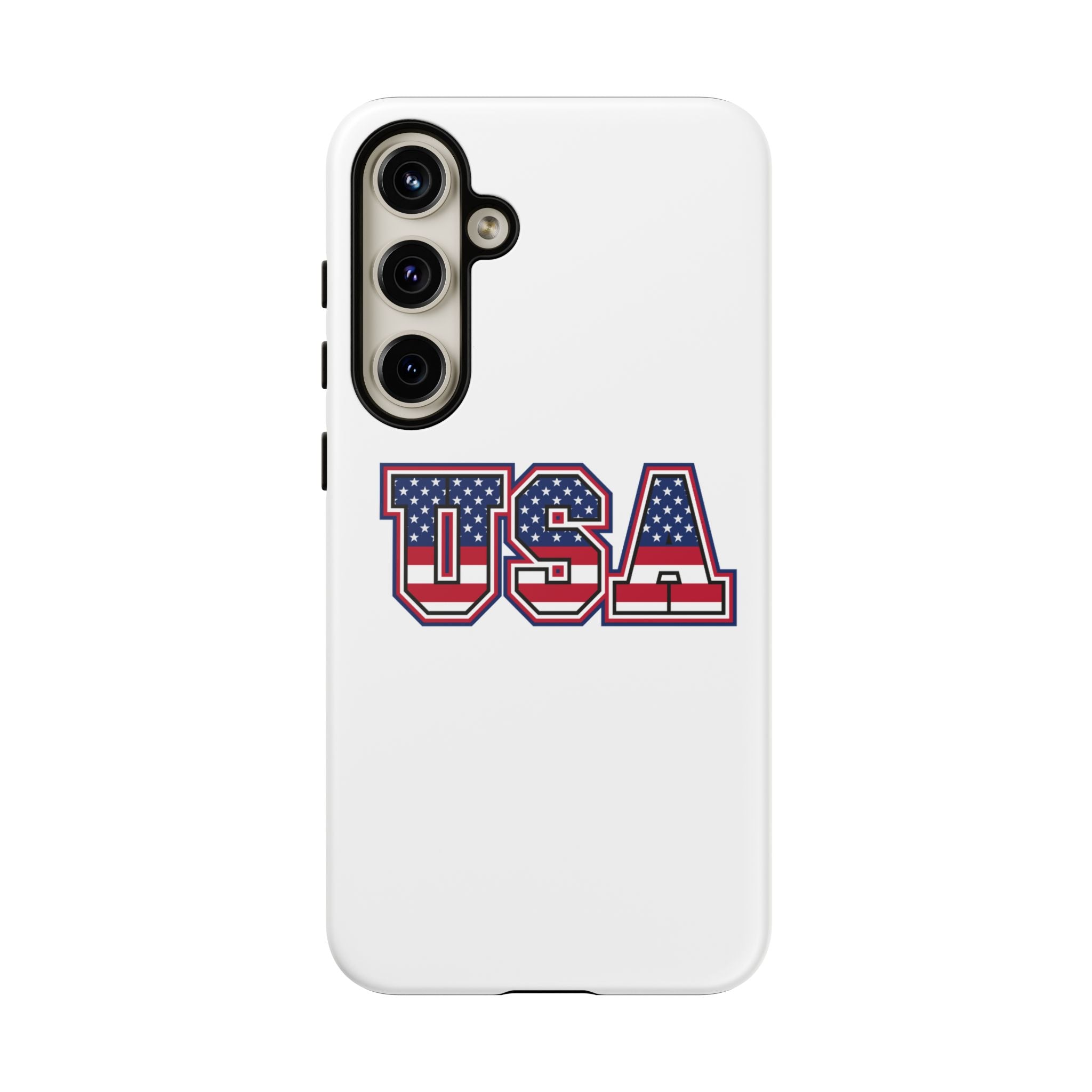 USA Flag Tough Phone Case, Patriotic Phone Cover, Independence Day Gift, Home Decor, American Spirit, Ideal for USA Lovers