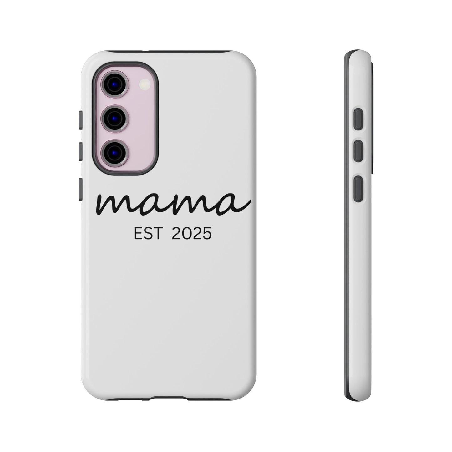 Personalized Mama Phone Case, Gift for New Moms, Custom iPhone Cover, Baby Shower Gift, Est 2025 Case