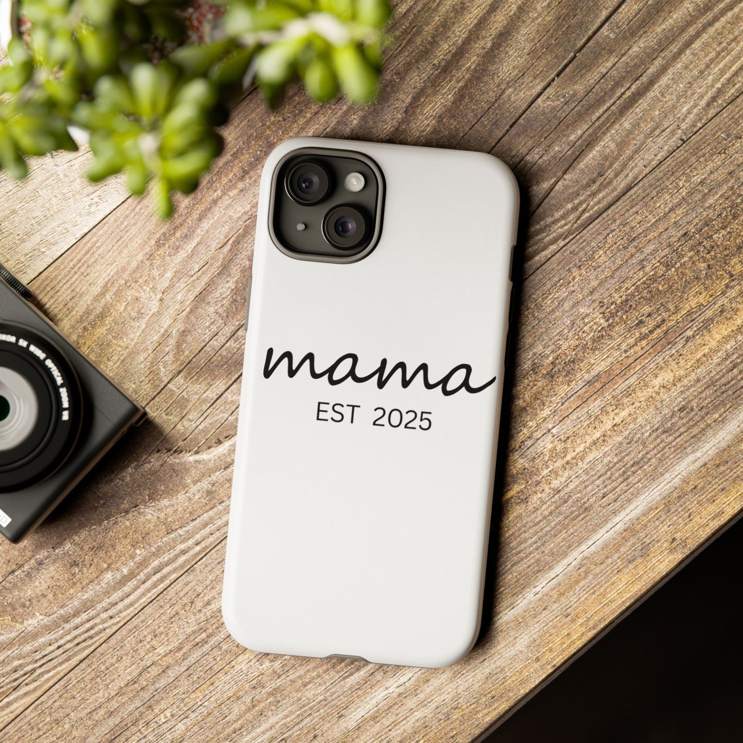 Personalized Mama Phone Case, Gift for New Moms, Custom iPhone Cover, Baby Shower Gift, Est 2025 Case