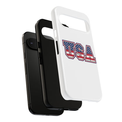 USA Flag Tough Phone Case, Patriotic Phone Cover, Independence Day Gift, Home Decor, American Spirit, Ideal for USA Lovers