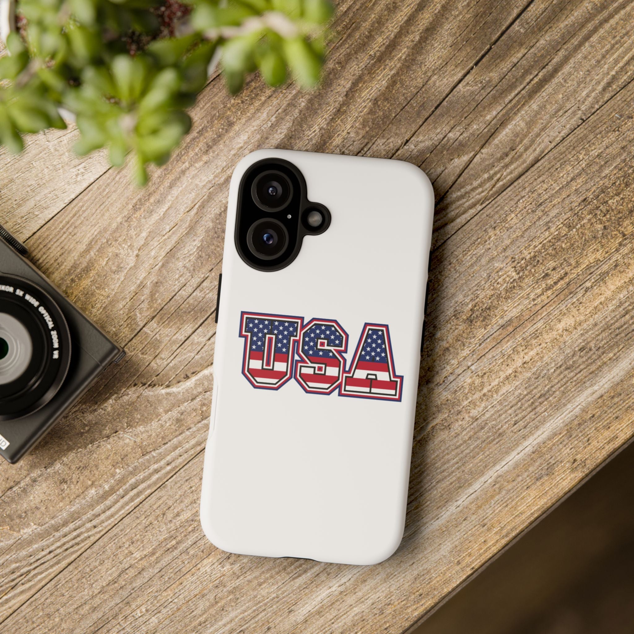 USA Flag Tough Phone Case, Patriotic Phone Cover, Independence Day Gift, Home Decor, American Spirit, Ideal for USA Lovers