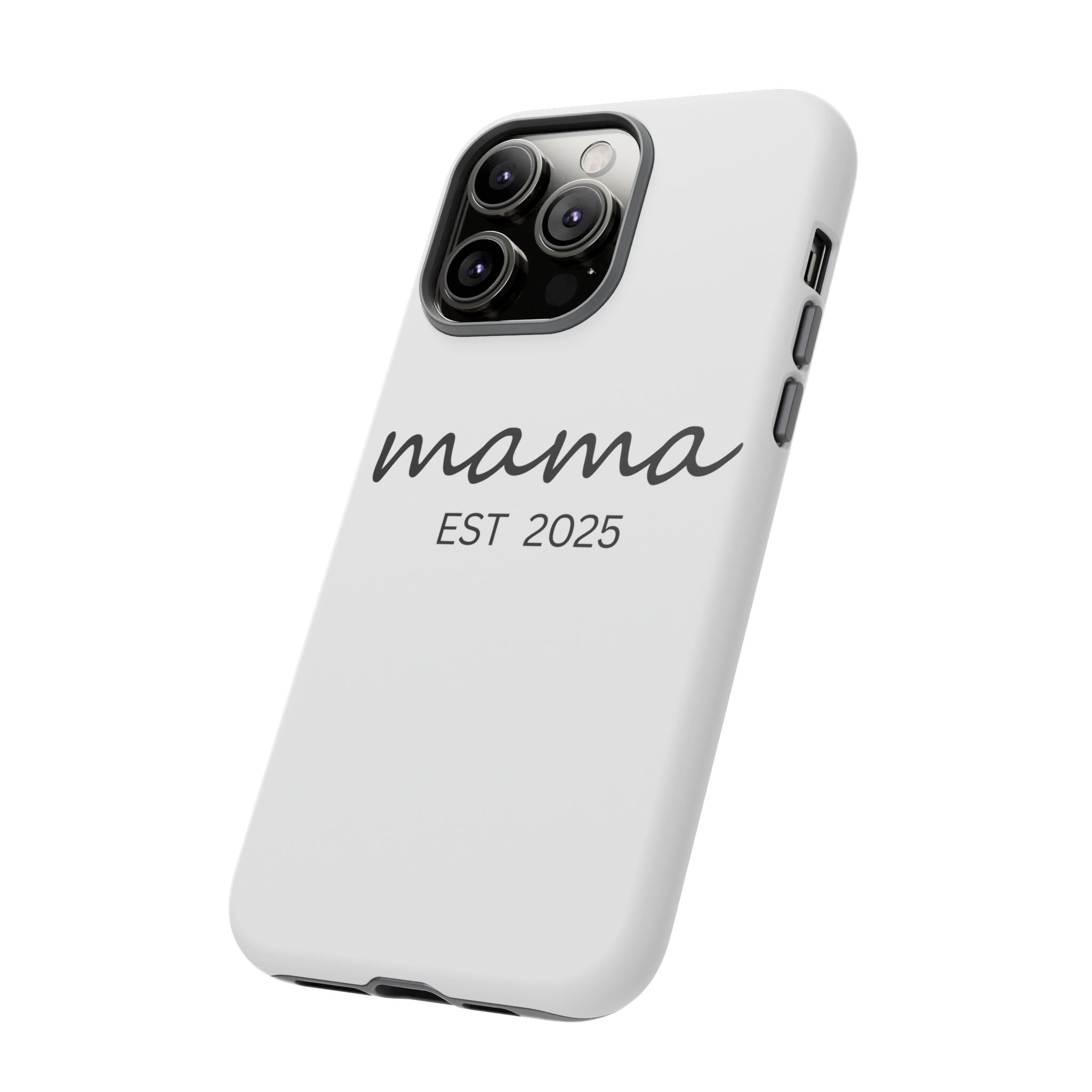 Personalized Mama Phone Case, Gift for New Moms, Custom iPhone Cover, Baby Shower Gift, Est 2025 Case