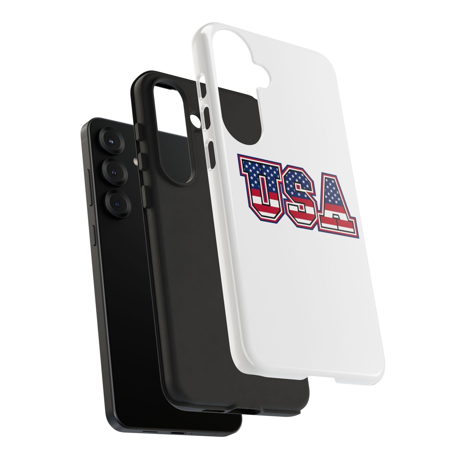USA Flag Tough Phone Case, Patriotic Phone Cover, Independence Day Gift, Home Decor, American Spirit, Ideal for USA Lovers