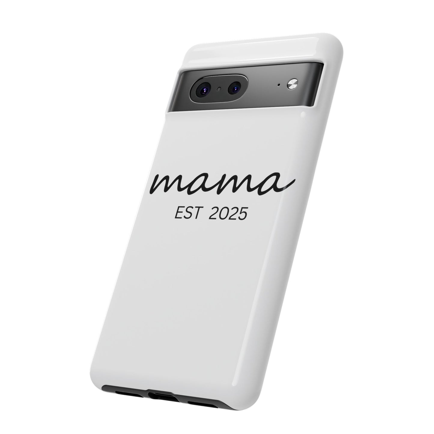 Personalized Mama Phone Case, Gift for New Moms, Custom iPhone Cover, Baby Shower Gift, Est 2025 Case