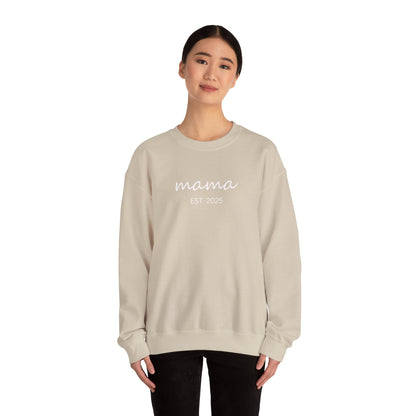 Mama Est. 2025 Crewneck Sweatshirt