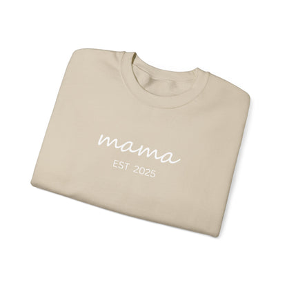 Mama Est. 2025 Crewneck Sweatshirt