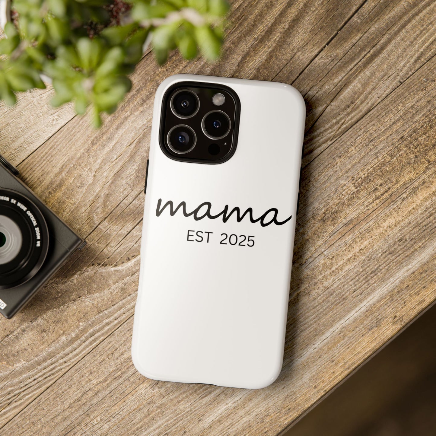 Personalized Mama Phone Case, Gift for New Moms, Custom iPhone Cover, Baby Shower Gift, Est 2025 Case