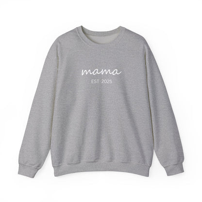 Mama Est. 2025 Crewneck Sweatshirt