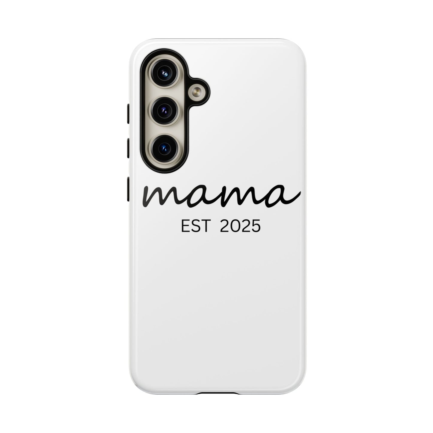 Personalized Mama Phone Case, Gift for New Moms, Custom iPhone Cover, Baby Shower Gift, Est 2025 Case