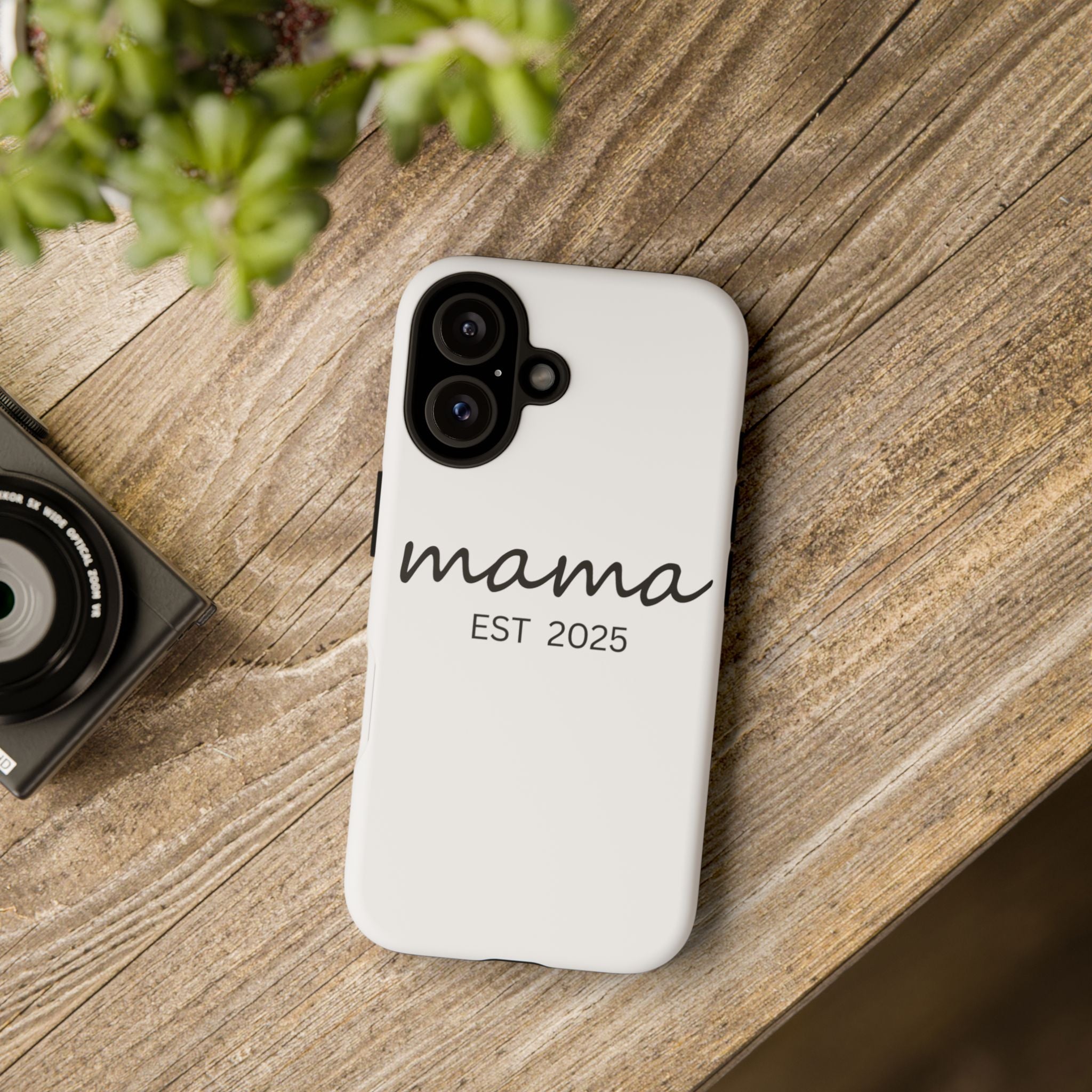 Personalized Mama Phone Case, Gift for New Moms, Custom iPhone Cover, Baby Shower Gift, Est 2025 Case