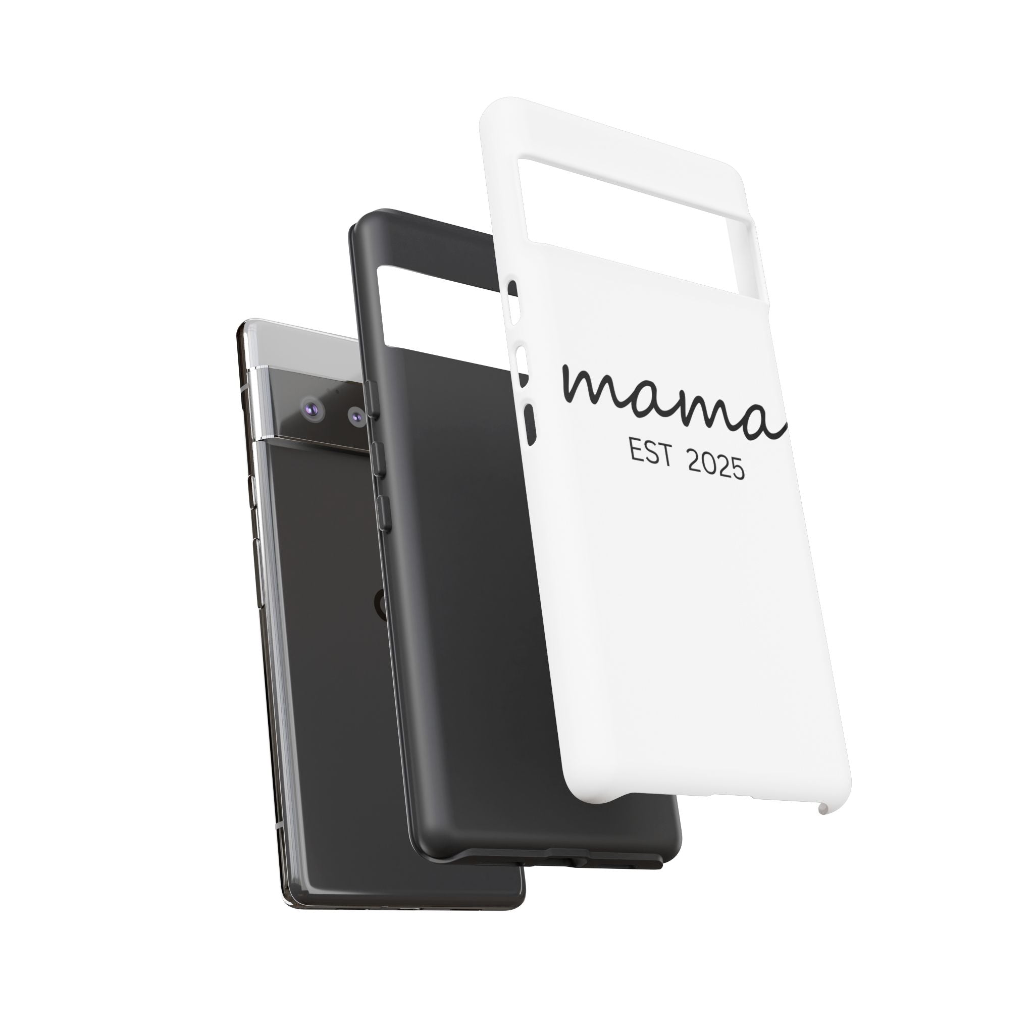 Personalized Mama Phone Case, Gift for New Moms, Custom iPhone Cover, Baby Shower Gift, Est 2025 Case