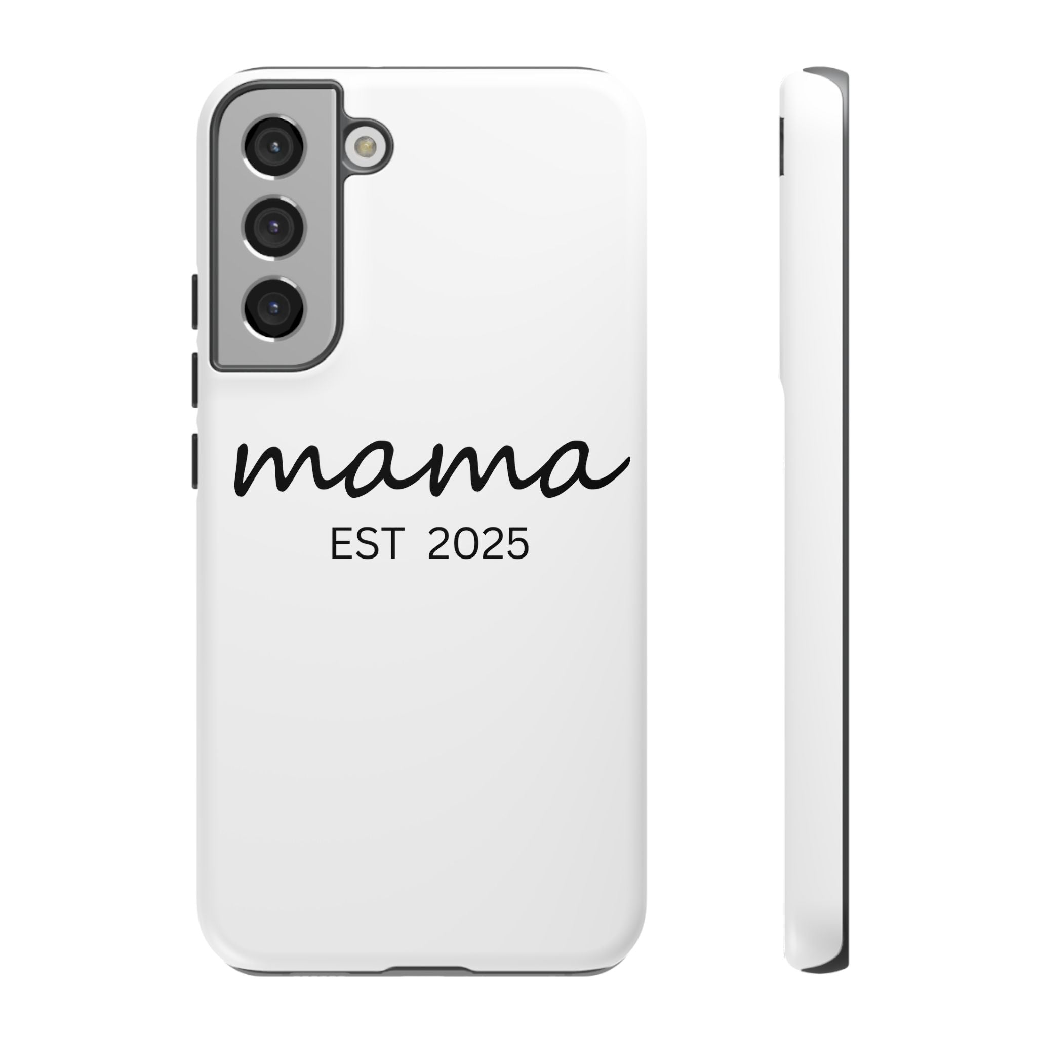 Personalized Mama Phone Case, Gift for New Moms, Custom iPhone Cover, Baby Shower Gift, Est 2025 Case