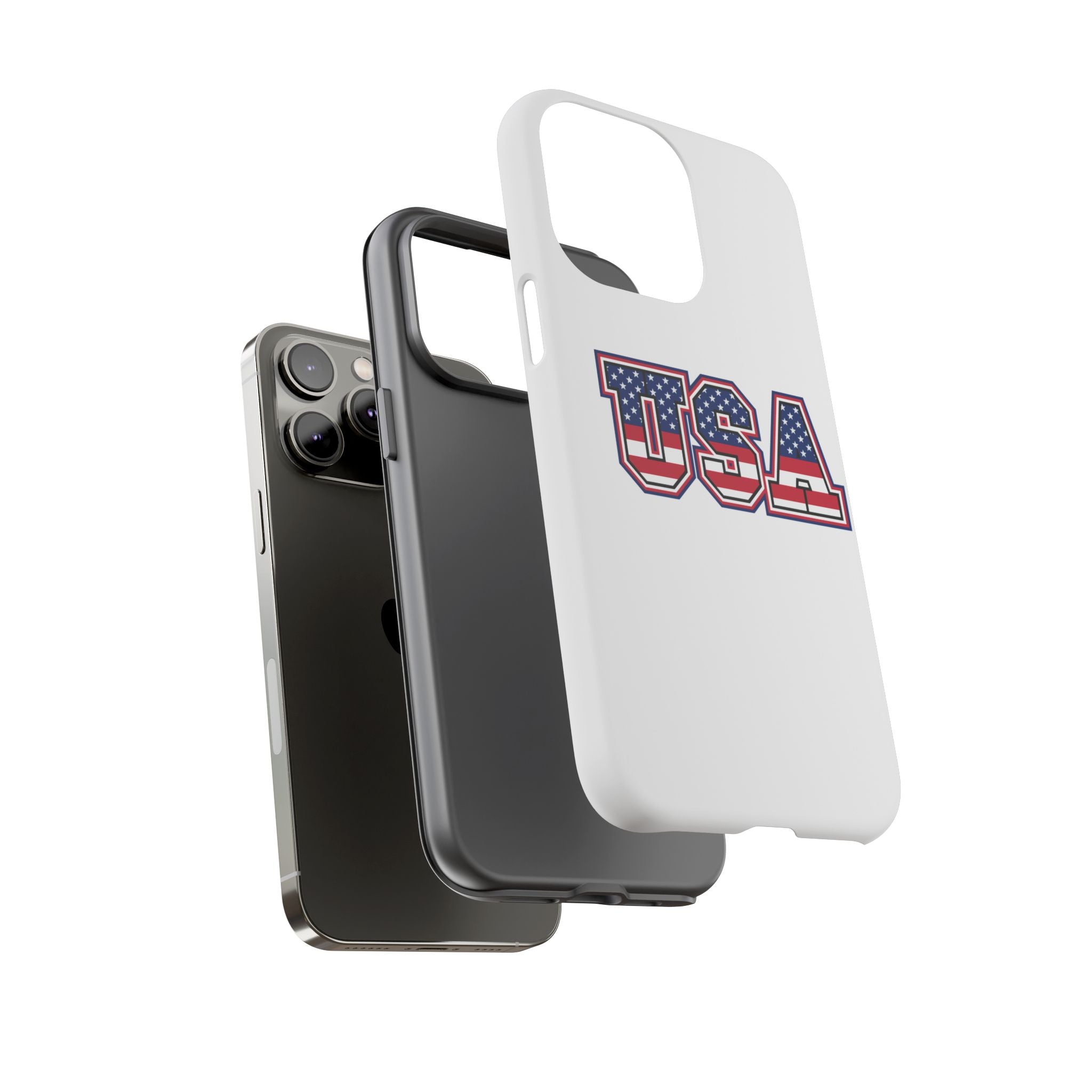 USA Flag Tough Phone Case, Patriotic Phone Cover, Independence Day Gift, Home Decor, American Spirit, Ideal for USA Lovers