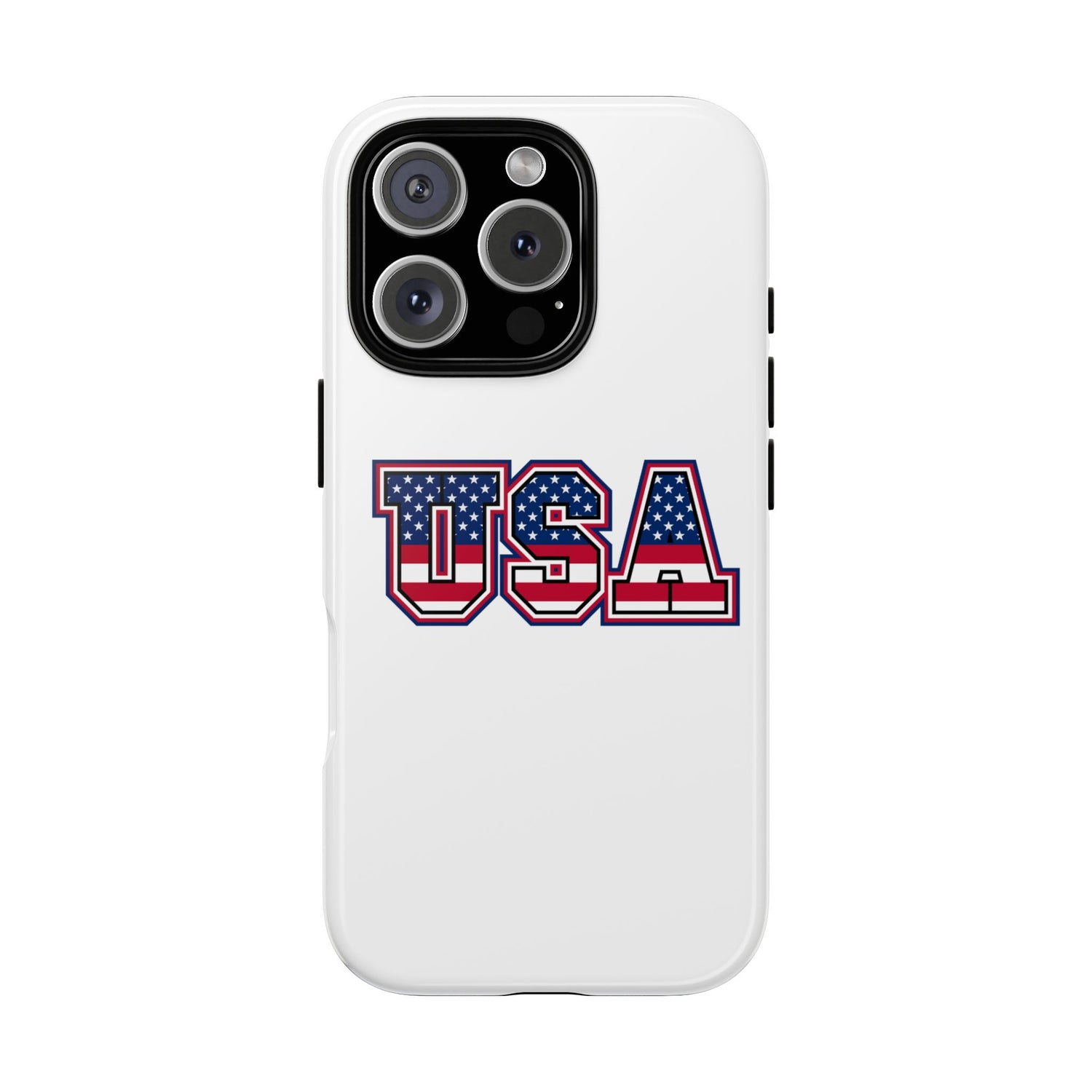 USA Flag Tough Phone Case, Patriotic Phone Cover, Independence Day Gift, Home Decor, American Spirit, Ideal for USA Lovers