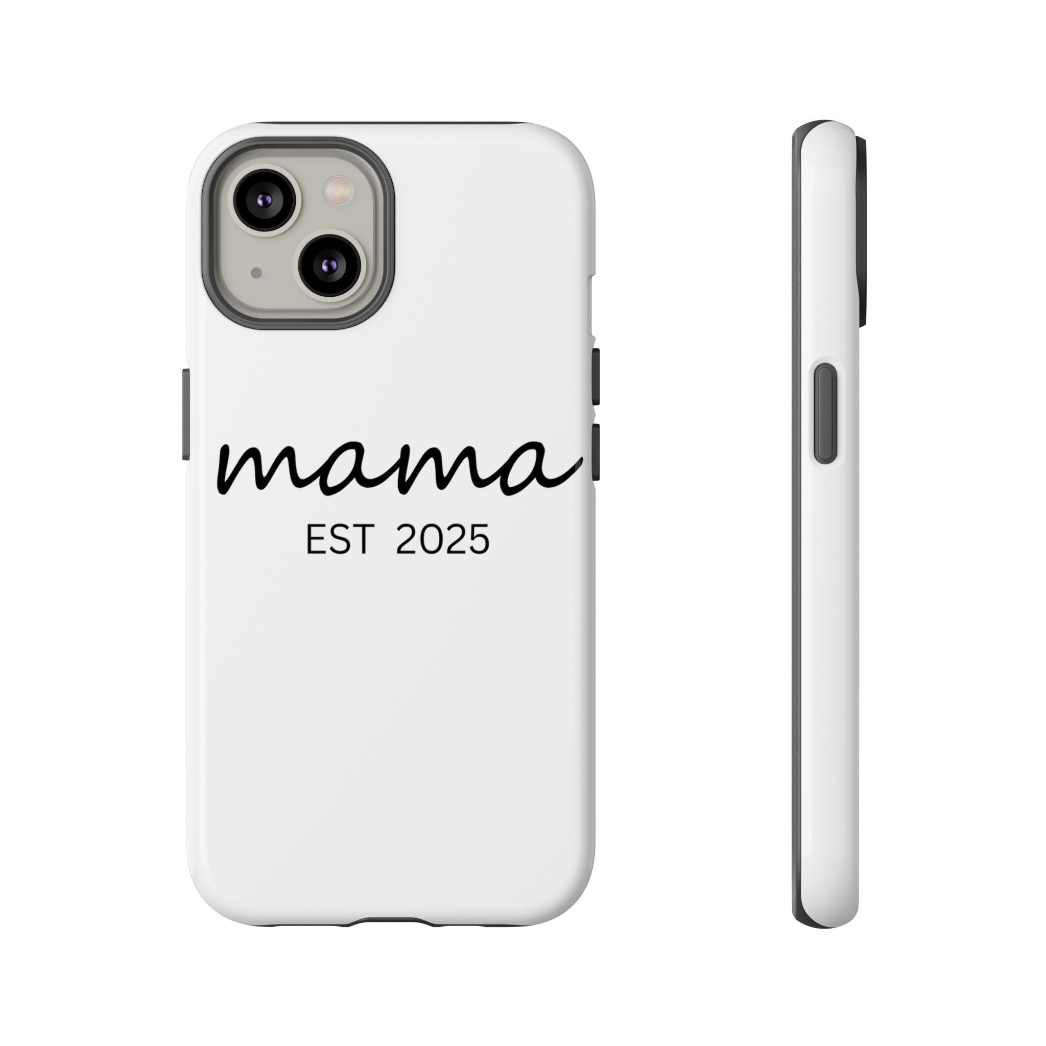 Personalized Mama Phone Case, Gift for New Moms, Custom iPhone Cover, Baby Shower Gift, Est 2025 Case