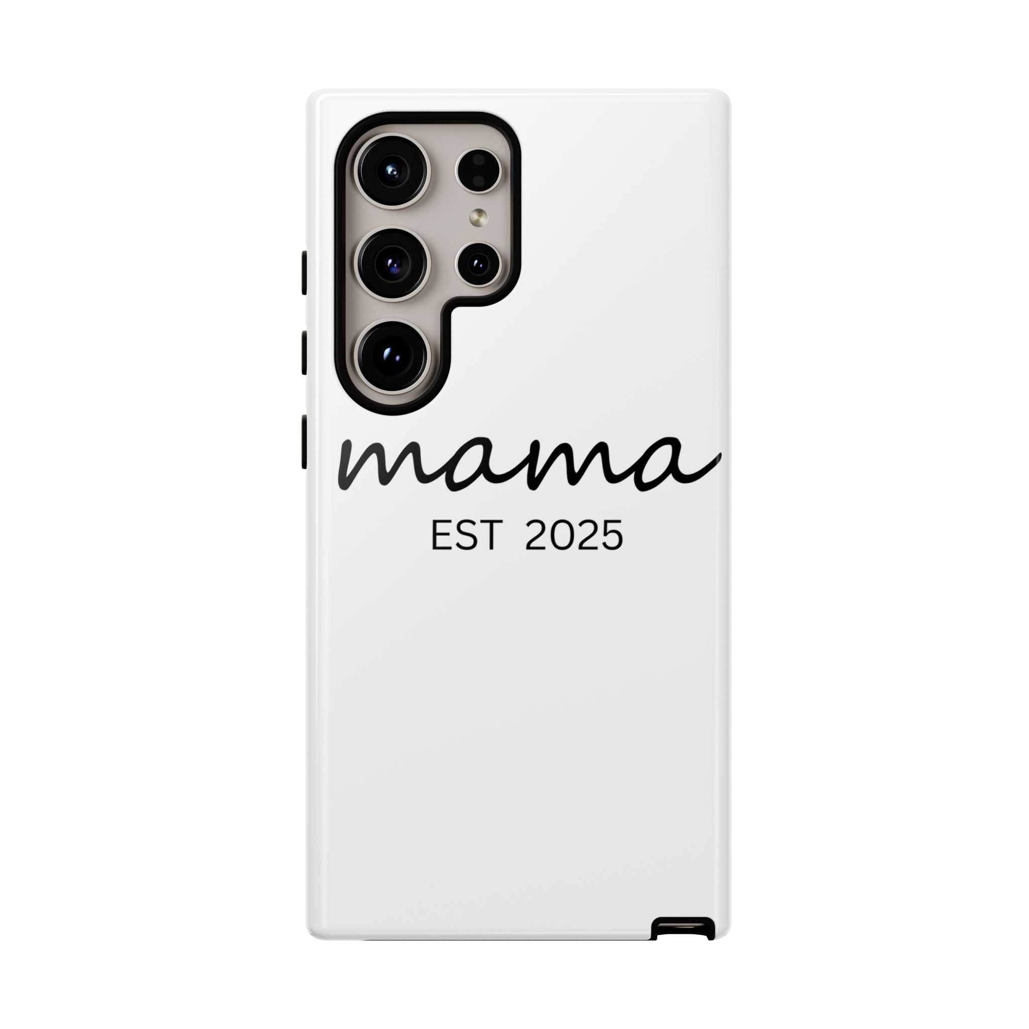 Personalized Mama Phone Case, Gift for New Moms, Custom iPhone Cover, Baby Shower Gift, Est 2025 Case