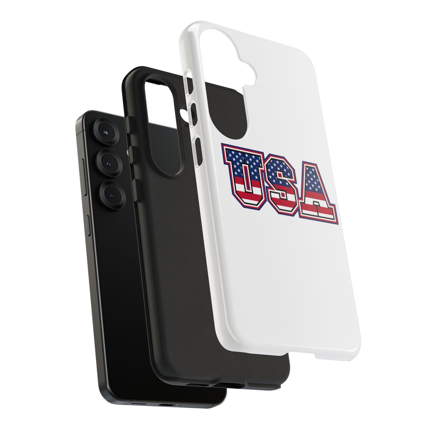 USA Flag Tough Phone Case, Patriotic Phone Cover, Independence Day Gift, Home Decor, American Spirit, Ideal for USA Lovers
