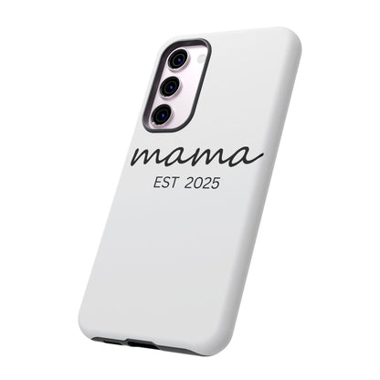 Personalized Mama Phone Case, Gift for New Moms, Custom iPhone Cover, Baby Shower Gift, Est 2025 Case