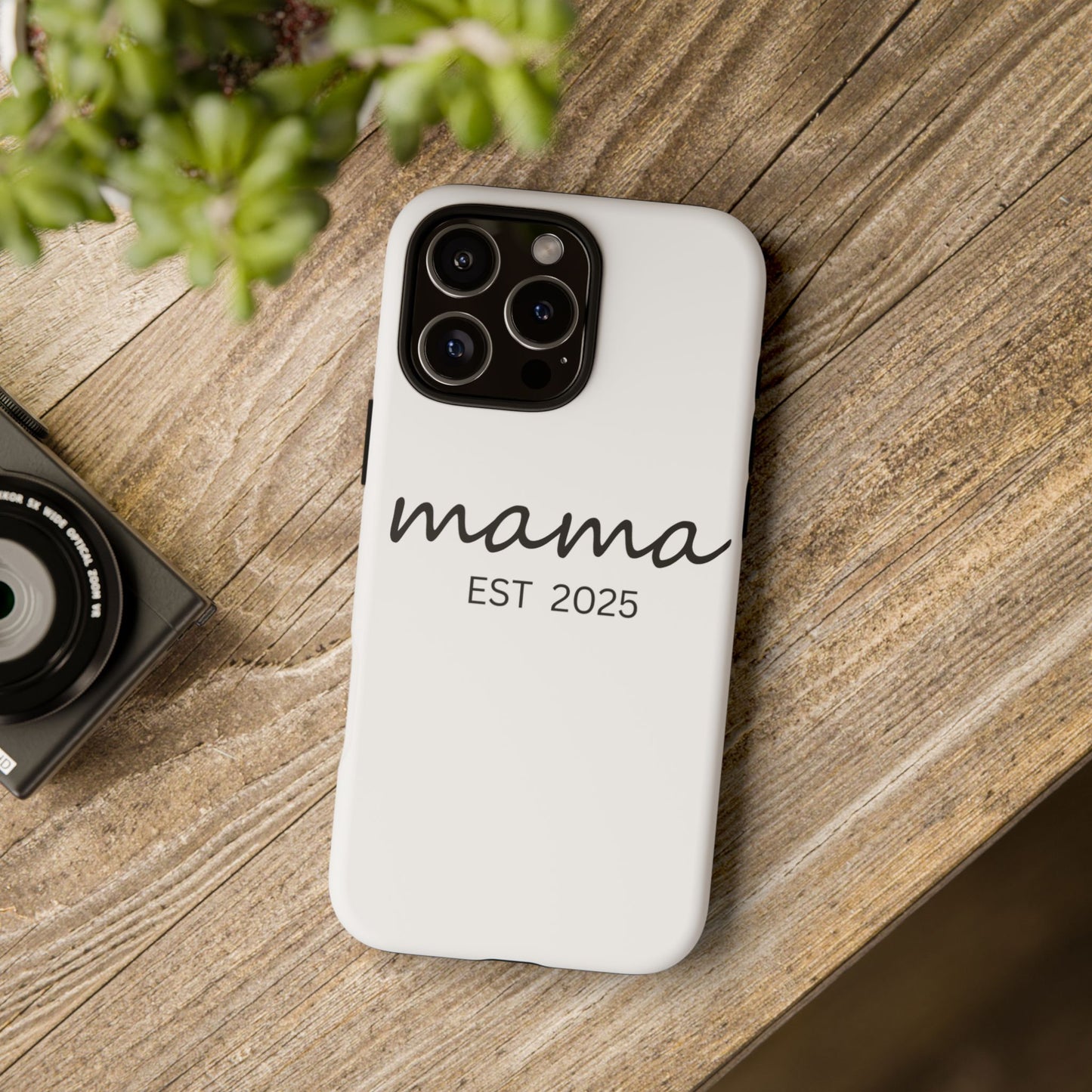 Personalized Mama Phone Case, Gift for New Moms, Custom iPhone Cover, Baby Shower Gift, Est 2025 Case
