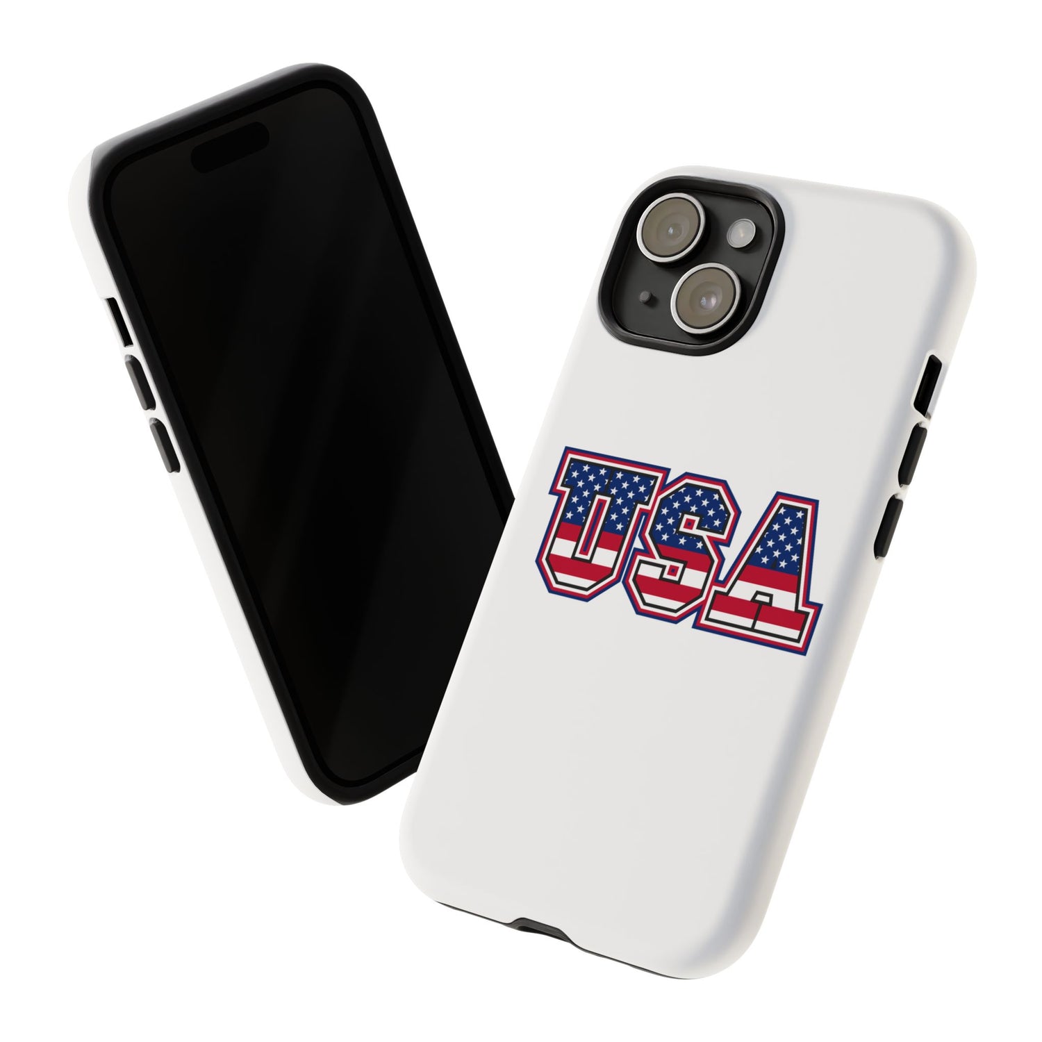 USA Flag Tough Phone Case, Patriotic Phone Cover, Independence Day Gift, Home Decor, American Spirit, Ideal for USA Lovers