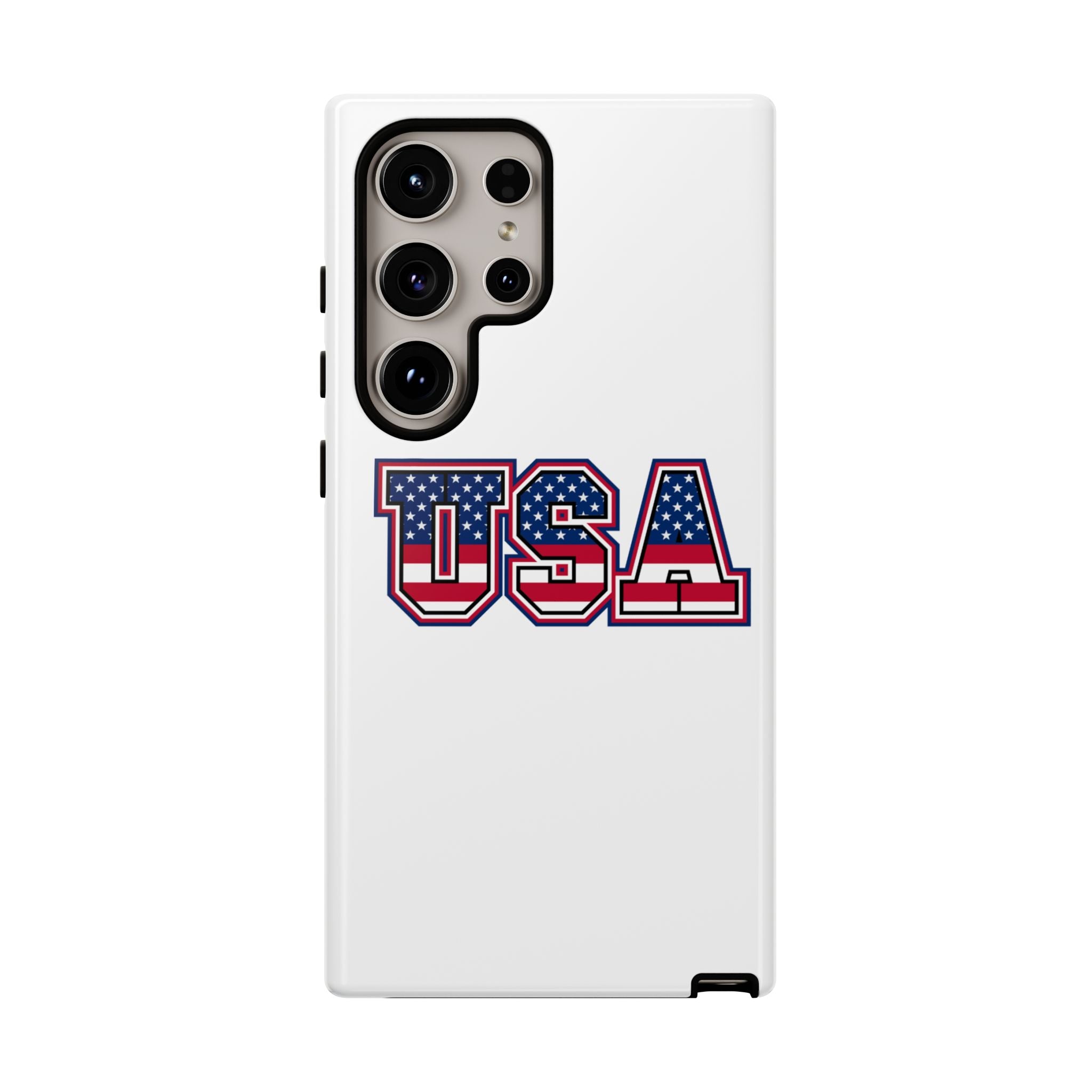 USA Flag Tough Phone Case, Patriotic Phone Cover, Independence Day Gift, Home Decor, American Spirit, Ideal for USA Lovers