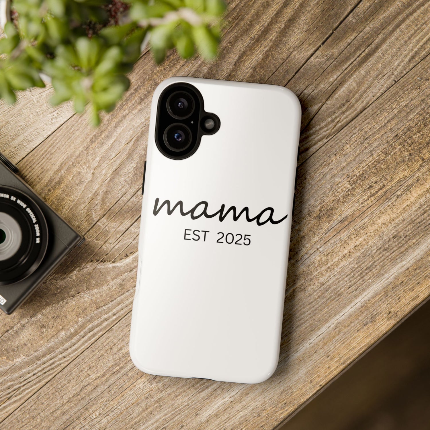 Personalized Mama Phone Case, Gift for New Moms, Custom iPhone Cover, Baby Shower Gift, Est 2025 Case