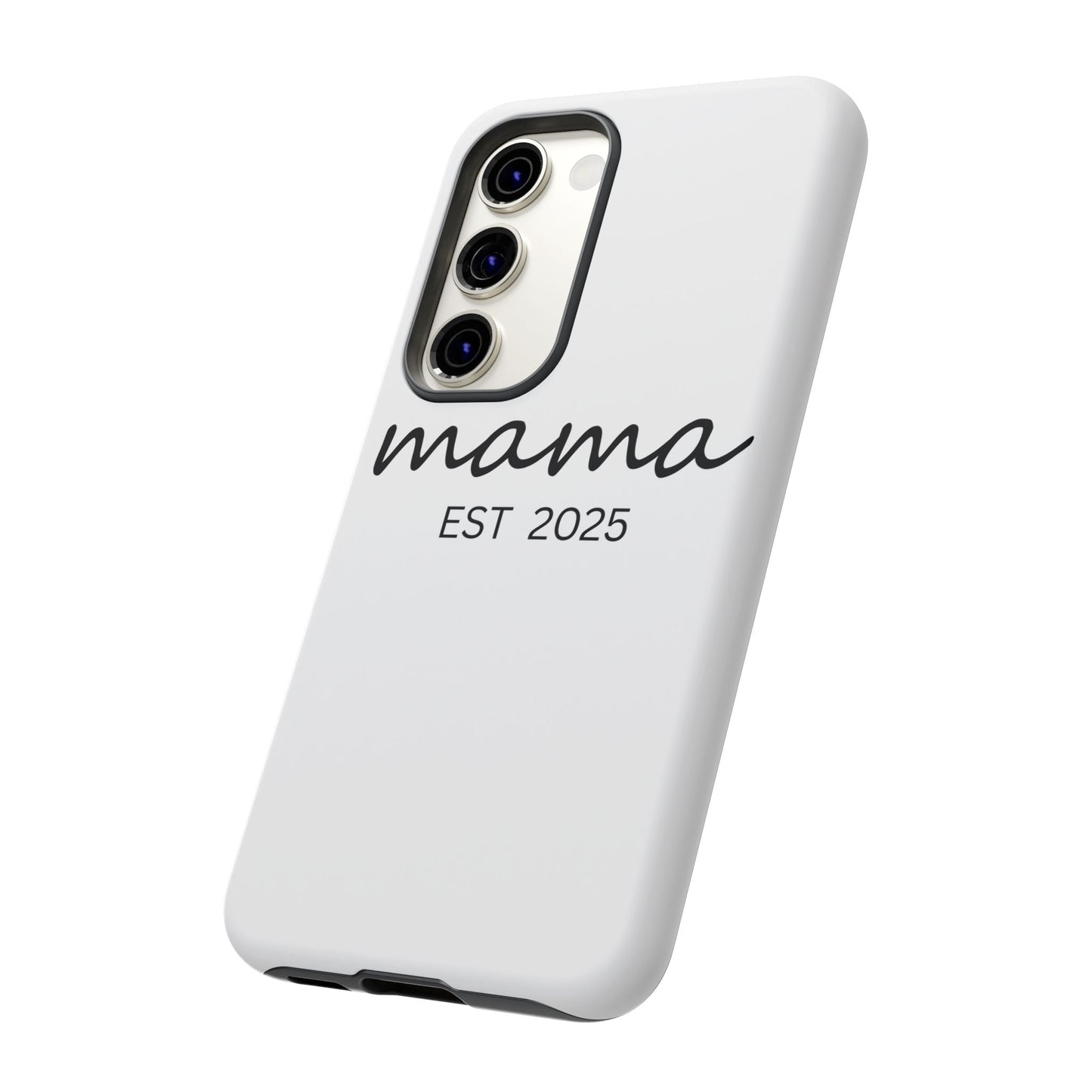 Personalized Mama Phone Case, Gift for New Moms, Custom iPhone Cover, Baby Shower Gift, Est 2025 Case