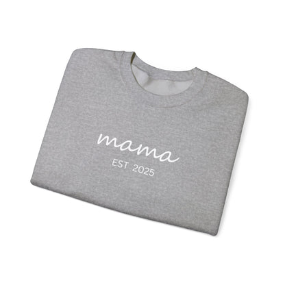 Mama Est. 2025 Crewneck Sweatshirt