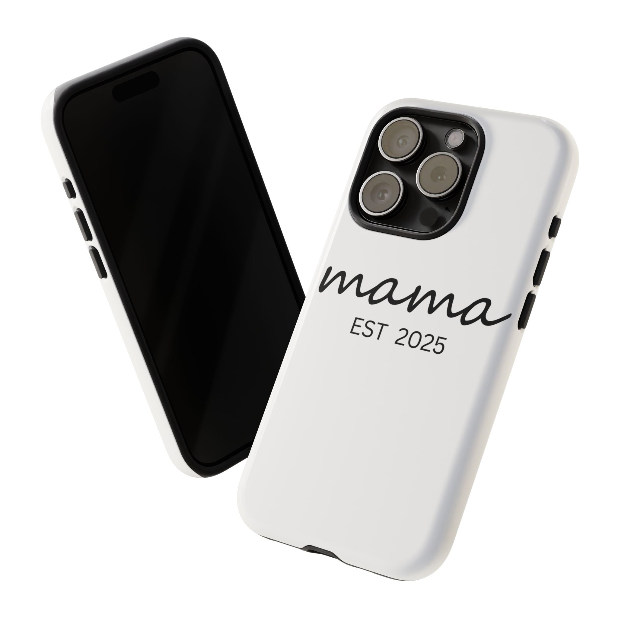 Personalized Mama Phone Case, Gift for New Moms, Custom iPhone Cover, Baby Shower Gift, Est 2025 Case