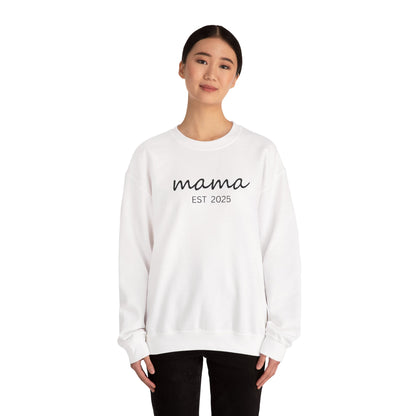 Mama Est. 2025 Crewneck Sweatshirt