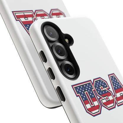 USA Flag Tough Phone Case, Patriotic Phone Cover, Independence Day Gift, Home Decor, American Spirit, Ideal for USA Lovers
