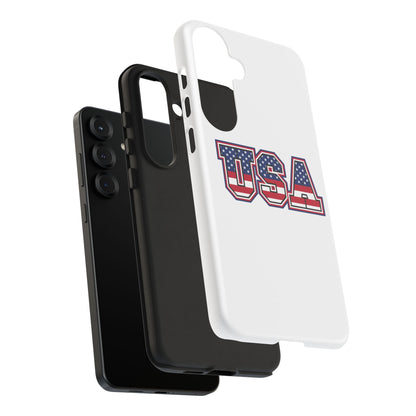 USA Flag Tough Phone Case, Patriotic Phone Cover, Independence Day Gift, Home Decor, American Spirit, Ideal for USA Lovers