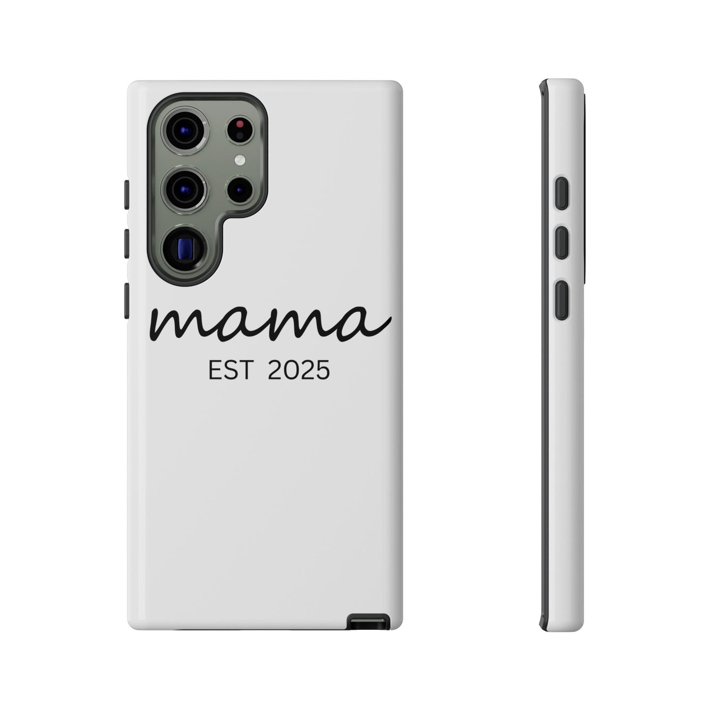 Personalized Mama Phone Case, Gift for New Moms, Custom iPhone Cover, Baby Shower Gift, Est 2025 Case