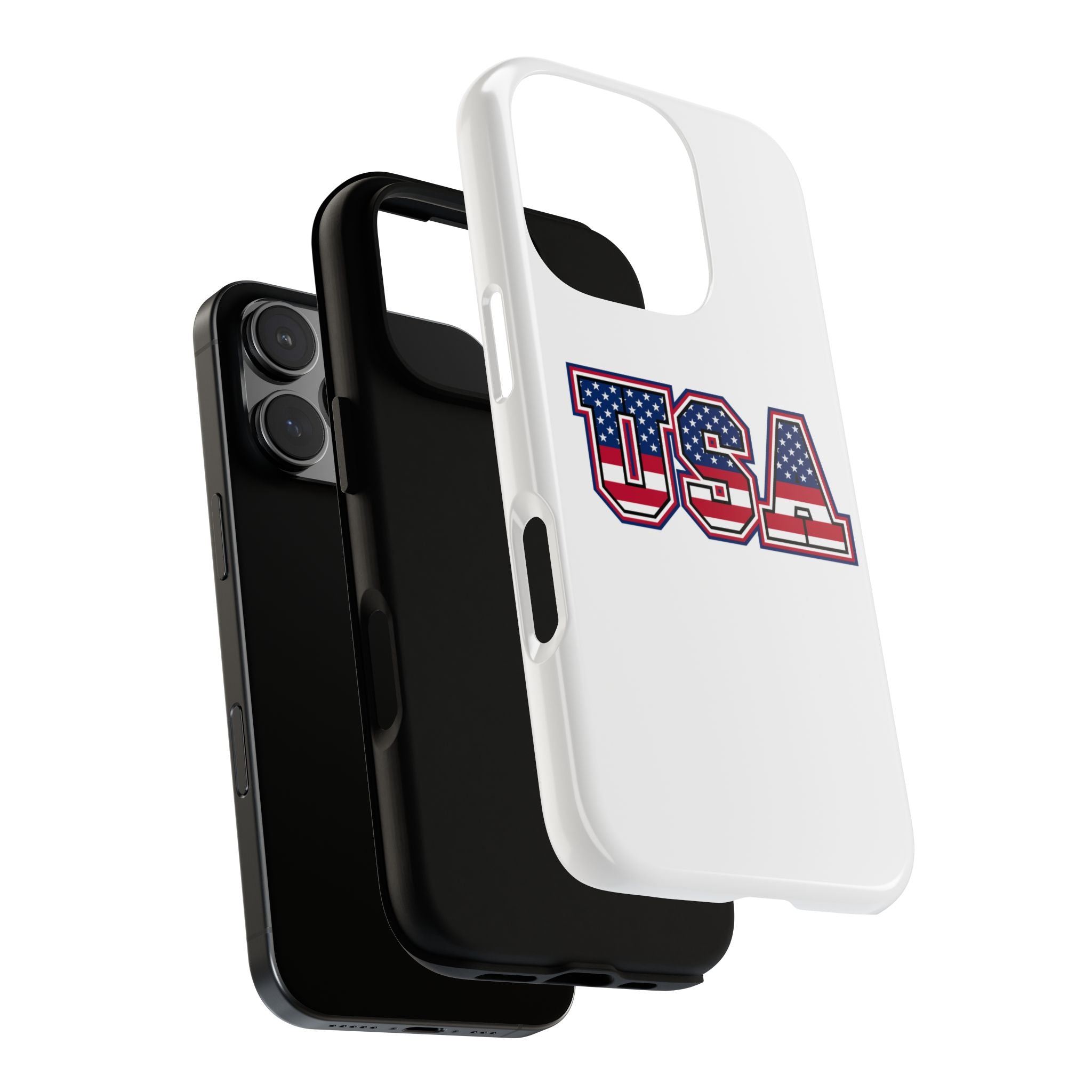 USA Flag Tough Phone Case, Patriotic Phone Cover, Independence Day Gift, Home Decor, American Spirit, Ideal for USA Lovers