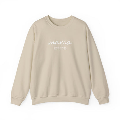 Mama Est. 2025 Crewneck Sweatshirt