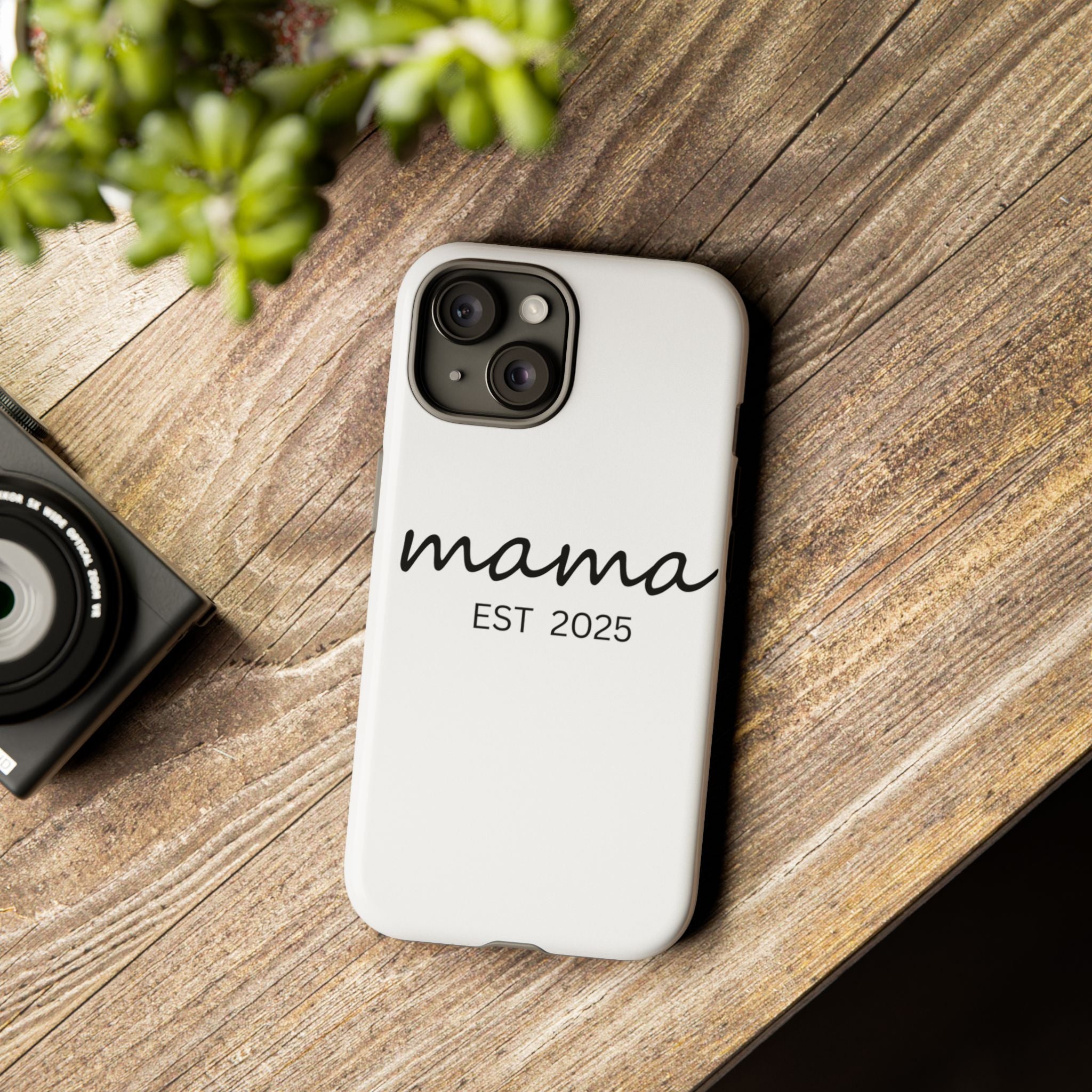 Personalized Mama Phone Case, Gift for New Moms, Custom iPhone Cover, Baby Shower Gift, Est 2025 Case