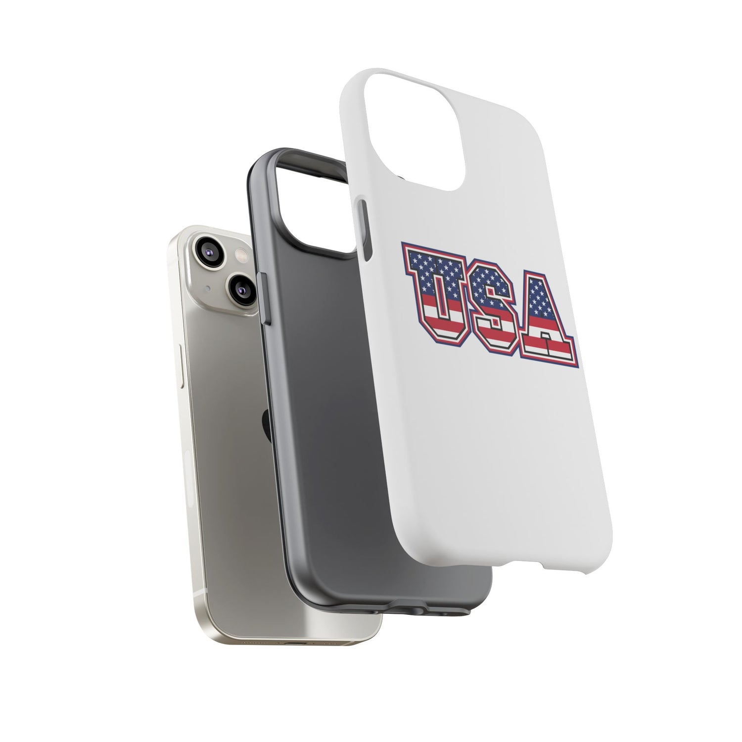 USA Flag Tough Phone Case, Patriotic Phone Cover, Independence Day Gift, Home Decor, American Spirit, Ideal for USA Lovers