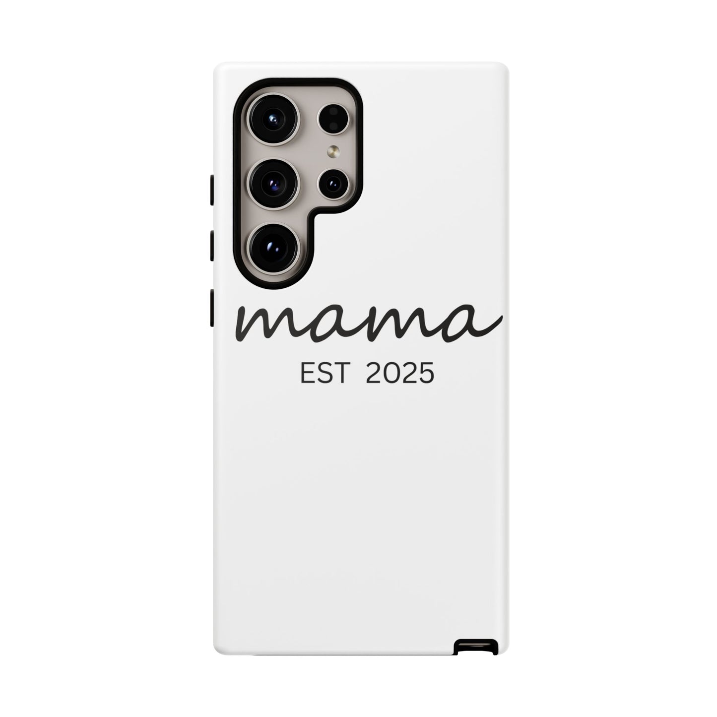 Personalized Mama Phone Case, Gift for New Moms, Custom iPhone Cover, Baby Shower Gift, Est 2025 Case