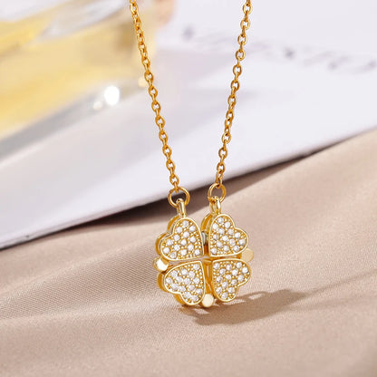Four Leaf Clover Necklace For Women.