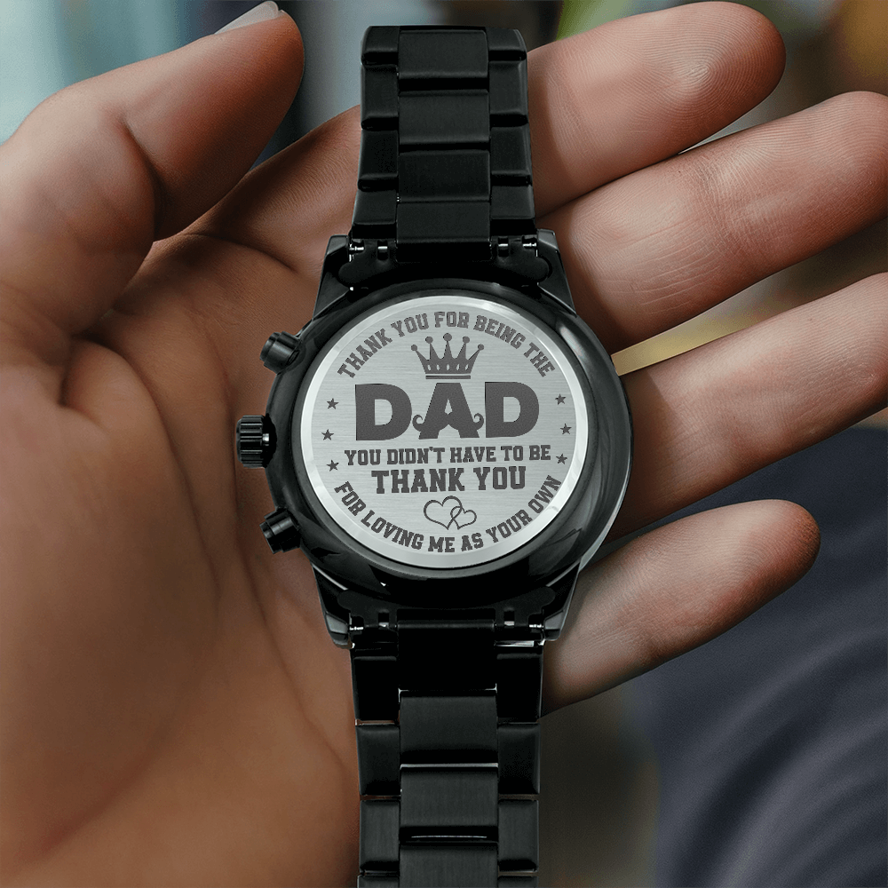 engraved watch gift for dad