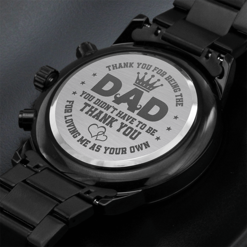 engraved watch gift for dad