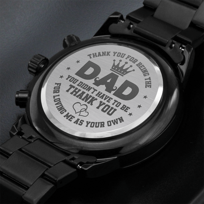 engraved watch gift for dad