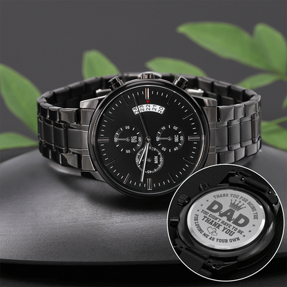 engraved watch gift for dad
