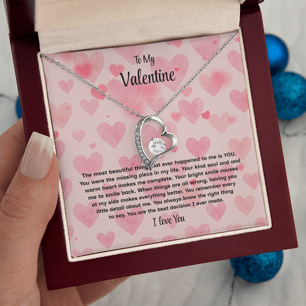 To My Valentine Forever Love Necklace – Heartfelt Romantic Gift