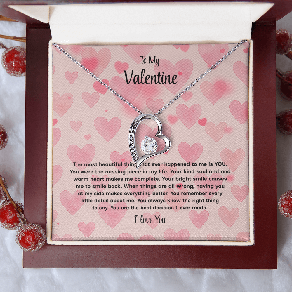To My Valentine Forever Love Necklace – Heartfelt Romantic Gift