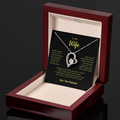To My Wife From Husband Forever Love Necklace – Heartfelt Gift