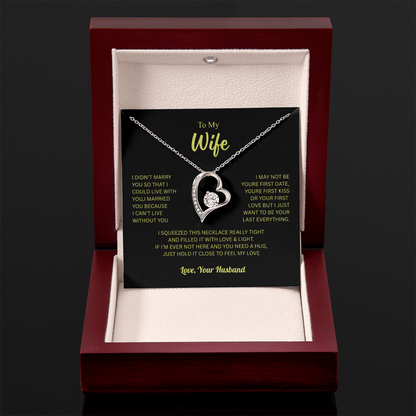 To My Wife From Husband Forever Love Necklace – Heartfelt Gift