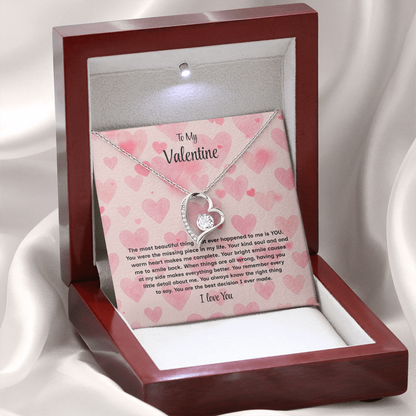 To My Valentine Forever Love Necklace – Heartfelt Romantic Gift